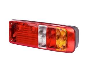 HELLA 2VP 340 932-001 Piloto posterior,EasyConn I Hybrid,Híbrida,24V,atornillado,montaje exterior,Color de tulipa: multicolor,Color LED: rojo,Conector: 7-pol (ECon),Conector: Conector redondo,derecha