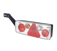 HELLA Piloto posterior - EasyConn II Hybrid - Híbrida - 24V - montaje exterior/atornillado - ECE/ADR/GGVS/sin SAE - Color de tulipa: transparente - Conector: 7-pol (ECon) - 2VP 340 940-111