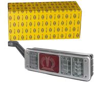 HELLA 2VP 340 960-231 Piloto posterior Krone,LED,24V,montaje exterior,atornillado,Color de tulipa: transparente,Conector: EasyConn,Conector: Macho,izquierda,Cantidad: 1