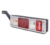 HELLA 2VP 340 961-531 Piloto posterior Krone,Híbrida,24V,montaje exterior,atornillado,Color de tulipa: transparente,Conector: EasyConn,Conector: Macho,izquierda,Cantidad: 1