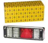 HELLA 2VP 340 965-011 Piloto posterior - Híbrida - 24V - rectangular - montaje exterior - izquierda