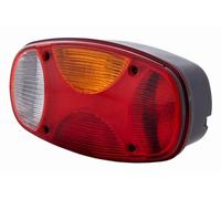 HELLA 2VP 343 640-041 Piloto posterior,Cargoluna,Lámparas incandescentes,12V,montaje exterior,atornillado,Color de tulipa: multicolor,Conector: Coenctor schuko,derecha,Cantidad: 1