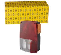 HELLA 2VP 998 233-281 Piloto posterior - Lámparas incandescentes - 12V - montaje exterior/atornillado - Color de tulipa: blanco/rojo - Cable: 200mm - Conector: Conector redondo - derecha - Cant.: 1