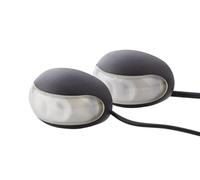 Hella Luz de gálibo 2XA 959 560-411 LED 12/24V montaje trasero transparente rojo 5000mm