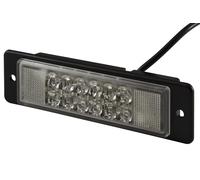 HELLA 2XD 009 048-201 LED-Luz de aviso, de destellos - WL-LED - 24V - azul - Montaje/Conexión roscada - Cable: 800mm - Conector: extremos de cable abiertos - posterior