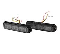 HELLA 2XD 012 160-901 LED-Luz de aviso, de destellos - BST - 12/24V - azul - Conexión roscada/montaje exterior - Cable: 150mm - Conector: extremos de cable abiertos - Juego