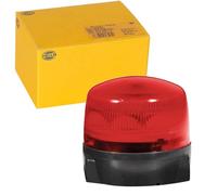 HELLA 2XD 012 878-201 LED-Luz de aviso, de destellos - RotaLED - 12/24V - rojo - montaje exterior/Conexión roscada