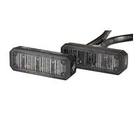 HELLA 2XD 014 561-101 LED-Luz de aviso, de destellos - BST - 12/24V - azul - montaje exterior/Conexión roscada - Cable: 970mm - Conector: extremos de cable abiertos - Juego