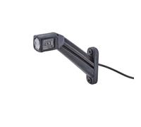 HELLA 2XS 011 744-031 Luz de gálibo - LED - 12/24V - Cable: 3000mm - Conector: Conector hembra plano - 2polos - izquierda/Montaje lateral ext.
