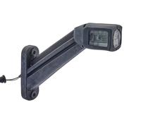 HELLA 2XS 011 744-201 Luz de gálibo - LED - 12/24V - Cable: 800mm - Conector: AMP - 2polos - derecha/Montaje lateral ext.