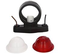 HELLA 2XS 955 031-001 Luz de gálibo - montaje exterior - Color de tulipa: Blanco leche/rojo/blanco - Montaje lateral ext.