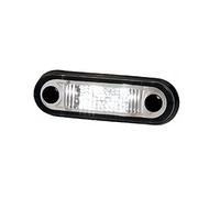 HELLA 2XT 959 510-427 Luz de acceso - LED - 12/24V - 0.5W - LED - Montaje - Color de tulipa: transparente - Color LED: blanco