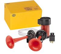 HELLA 3PB 003 001-651 Bocina - 12V - 118dB (A) - Rango de frecuencia: 780/840Hz - Bocina electroneumática dos tonos - electroneumático
