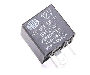 HELLA 4DB 003 750-711 Relé de intermitencia - 12V - 3polos - enchufado - electrónico