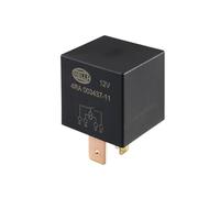 HELLA 4RA 003 437-111 Relé, corriente de trabajo - 12V - 4polos - Diagrama de circuito: S1 - Conector: B3 - Contacto cierre alto rendimiento - Color: negro - sin soporte