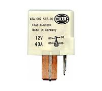 HELLA 4RA 007 507-021 Relé, sistema de precalentamiento - 12V - 5polos - Contacto de cierre - Color: blanco