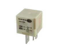 HELLA 4RA 007 507-021 Relé, sistema de precalentamiento - 12V - 5polos - Contacto de cierre - Color: blanco