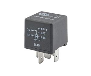 HELLA 4RD 965 400-027 Relé, corriente de trabajo - 12V - 5polos - contacto conmutador - con diodo de extinción