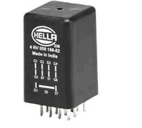 HELLA 4RV 008 188-521 Unidad de control, tiempo de incandescencia - 12V - Número de conexiones: 11 - postincandescente - Número de cilindros: 6