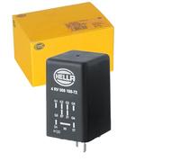 HELLA 4RV 008 188-721 Unidad de control, tiempo de incandescencia - 12V - 9polos - postincandescente - Número de cilindros: 4