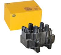 HELLA Bobina de encendido 5DA 193 175-421 4 polos, bloque atornillado