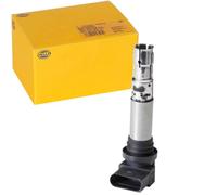HELLA 5DA 193 175-501 Bobina de encendido - 12V - 4polos - Bobina de encendido cavidad bujía - enchufado