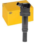 Hella Bobina de encendido 5DA 193 175-961 – 12V 2 polos atornillado cavidad bujía