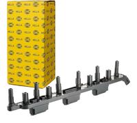HELLA 5DA 230 035-471 Bobina de encendido - 4polos - Listón bobina de encendido - grapado