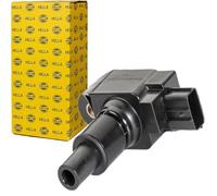 HELLA 5DA 230 035-931 Bobina de encendido - 3polos - Bobina de encendido cavidad bujía - atornillado