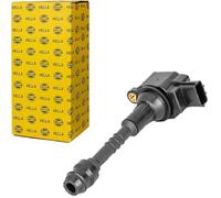 HELLA 5DA 230 036-091 Bobina de encendido - 3polos - Bobina de encendido cavidad bujía - atornillado