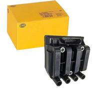 HELLA 5DA 358 000-181 Bobina de encendido - 12V - 6polos - Bobina de encendido bloque - atornillado