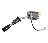HELLA 6BA 001 539-001 Conmutador en la columna de dirección - con función intermitente/con bocina/con avisador luminoso - Long.: 108mm - Cable: 60mm - curvado