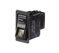 HELLA 6EH 004 570-621 Interruptor - Accionamiento por interruptor basculante - Var. equipamiento: I-0 - Número de conexiones: 4 - con función de confort/Interruptor de seguridad