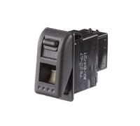 HELLA 6EH 007 832-671 Interruptor - Accionamiento por interruptor basculante - Var. equipamiento: I-0 - Número de conexiones: 8 - Interruptor de seguridad