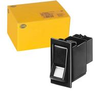 HELLA 6GM 004 570-061 Interruptor - Accionamiento por tecla basculante - Var. equipamiento: I->0 - Número de conexiones: 4