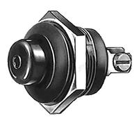 HELLA 6JF 001 571-001 Interruptor de encendido/arranque - S29 - Accionamiento por presión - Número de conexiones: 2 - atornillado - Contacto de cierre - Calibre Ø: 24mm - Espesor chapa: 5mm