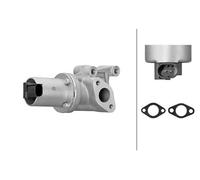 HELLA 6NU 014 865-781 Válvula EGR - 12V - eléctrico - 2polos - con junta