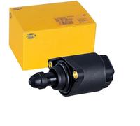 HELLA 6NW 358 192-091 Válvula de mando de ralentí, suministro de aire - 12V - 4polos - atornillado - eléctrico - Cantidad de taladros de fijación: 2 - con juntas