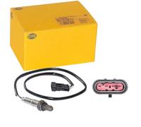 HELLA 6PA 358 066-971 Sonda Lambda - 4polos - Cable: 710mm