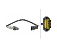 HELLA 6PA 358 103-291 Sonda Lambda - 4polos - Cable: 395mm