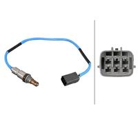 HELLA 6PA 358 221-631 Sonda Lambda - 6polos - Cable: 480mm