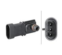HELLA 6PP 009 400-281 Sensor, presión colector de admisión - 3polos - con junta - sin cable