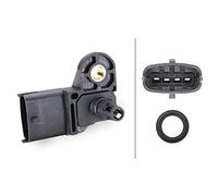 HELLA 6PP 009 400-291 Sensor, presión de sobrealimentación - 5V - 4polos - con junta