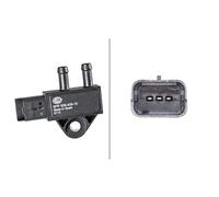 HELLA 6PP 009 409-101 Sensor, presión gas de escape - 3polos - atornillado