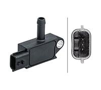 HELLA 6PP 009 409-461 Sensor, presión gas de escape - 3polos - atornillado