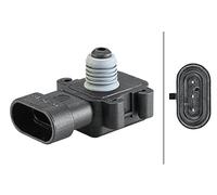 HELLA 6PP 358 152-131 Sensor, presión de sobrealimentación - 3polos - atornillado