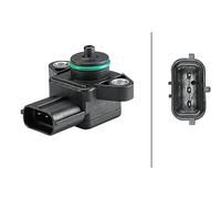 HELLA 6PP 358 152-231 Sensor, presión colector de admisión - 3polos - atornillado