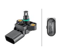 HELLA 6PP 358 152-261 Sensor, presión de sobrealimentación - 4polos - atornillado