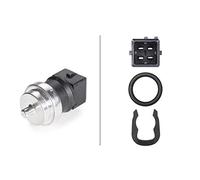 HELLA 6PT 009 309-551 Sensor, temperatura del refrigerante - 4polos - con material de montaje añadido