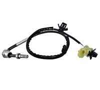 HELLA 6PT 010 376-301 - Sensor de temperatura de escape - 2 pines - atornillado - Cable: 410 mm - con clips de fijación en el cable